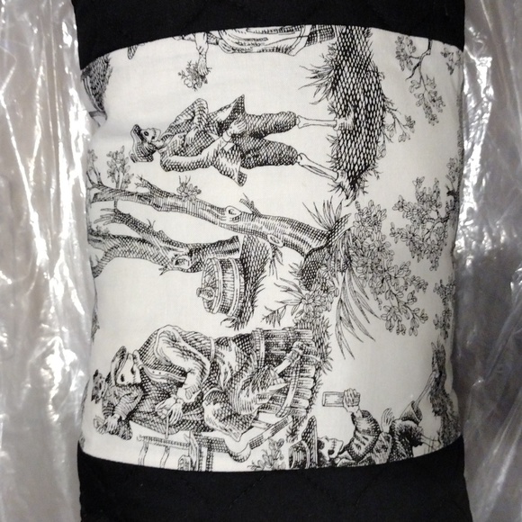 Alexander Henry Skeleton French Toile Accent Pillow - Picture 2 of 8
